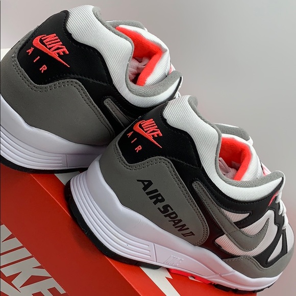NIKE AIR SPAN II black/dust-solar red white wmns - Picture 13 of 16